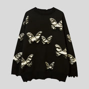 FLY Butterfly-Embroidered Knit