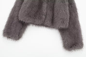 Grey Fox Fur Coat