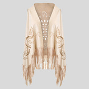Fringed Vest Cover-Up