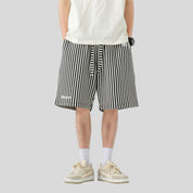 Striped Bermuda Shorts