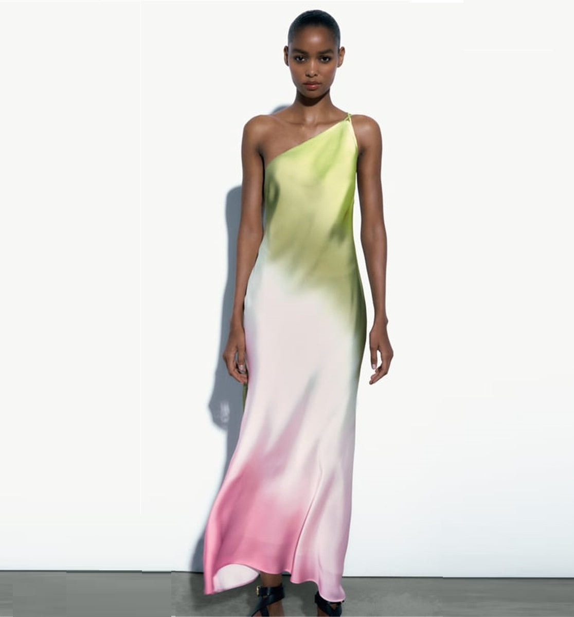 NOM Satin Evening Dress