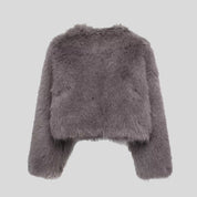 Grey Fox Fur Coat
