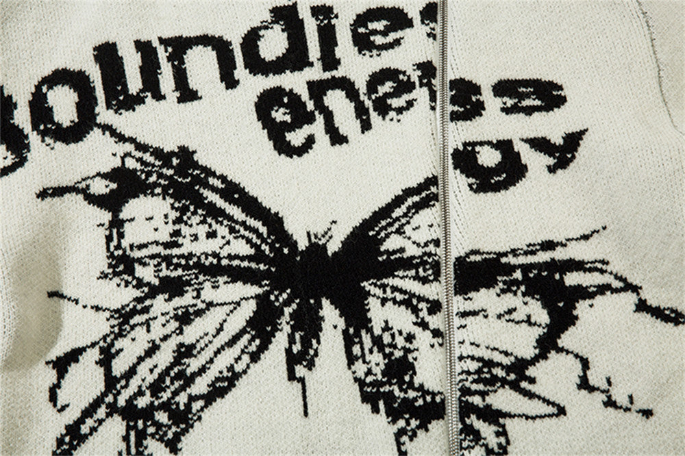 HOK Butterfly Zip Knit