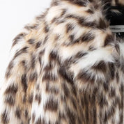 J Leopard Fur Coat