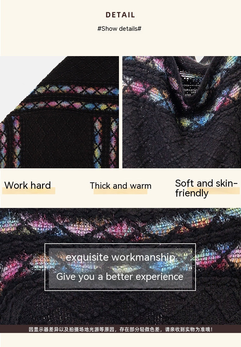 SO Lightweight Textured Poncho