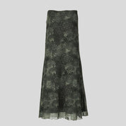 J Floral Belted Maxi Skirt