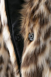 J Leopard Fur Coat