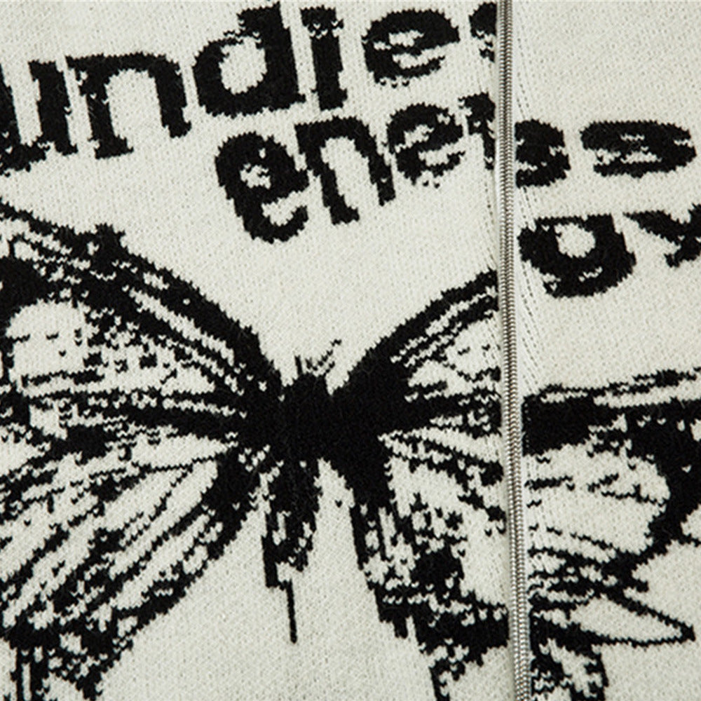 HOK Butterfly Zip Knit