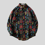 Floral Embroidery Shirt