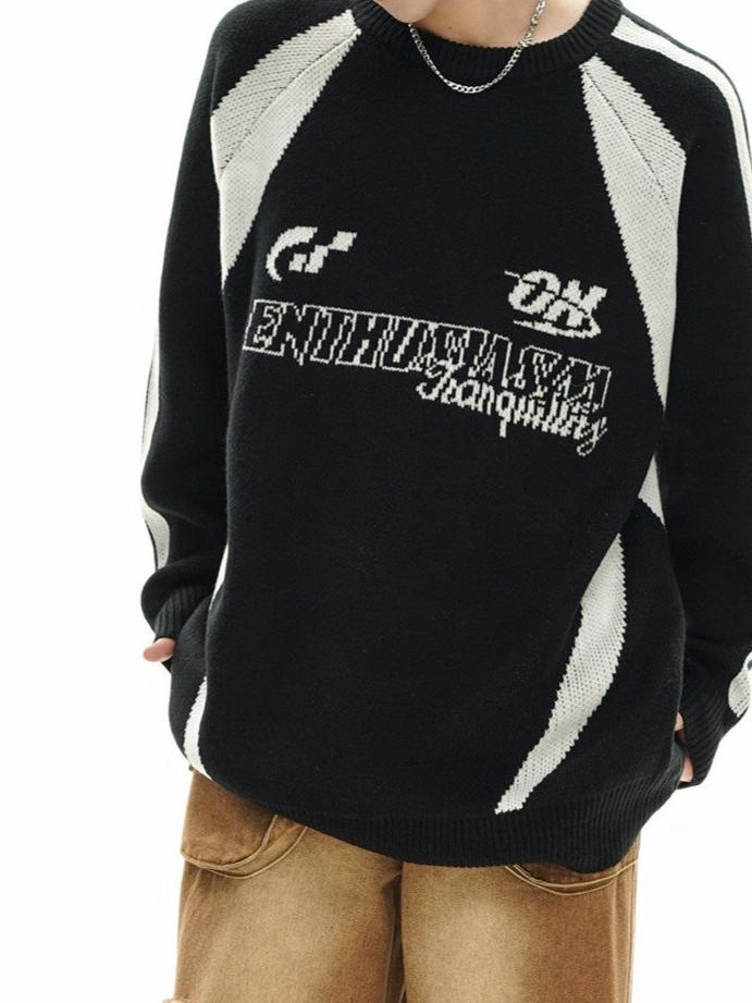 סוודר וינטג' דגם Gom