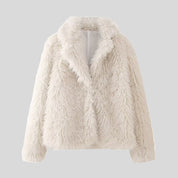 Pearl White Fur Coat