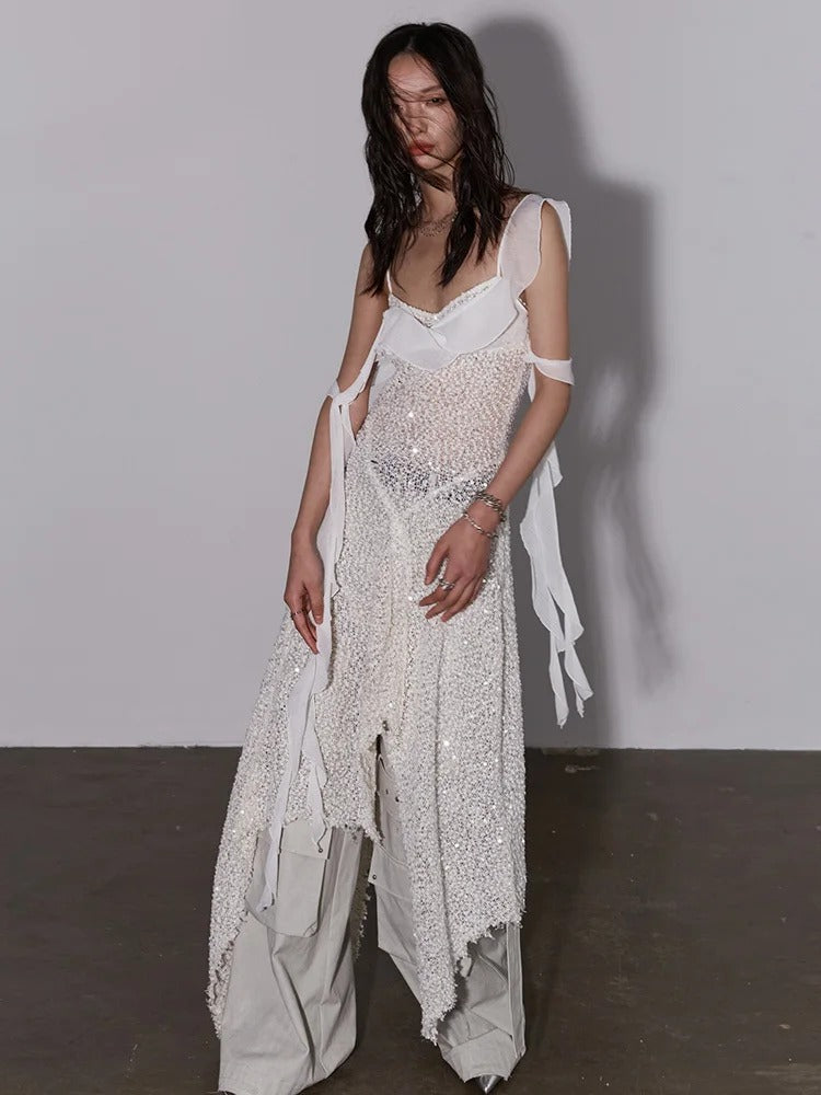 Rock Princess Sparkle White Dress