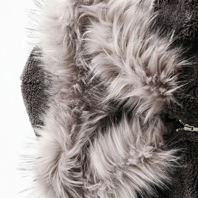 IP Fur-Trim Warm Parka