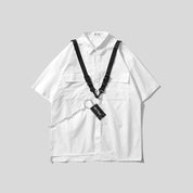 JO Cropped Shirt with Strap