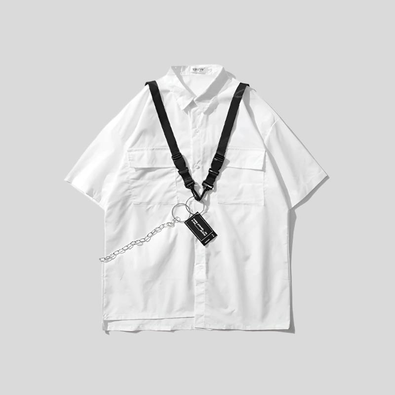JO Cropped Shirt with Strap