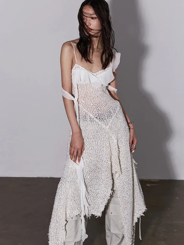 Rock Princess Sparkle White Dress