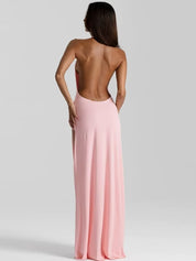 Shaniqa Maxi dress with open back