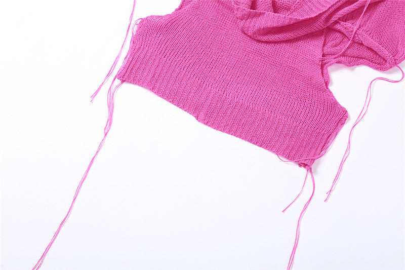Fi Hooded Knit Top