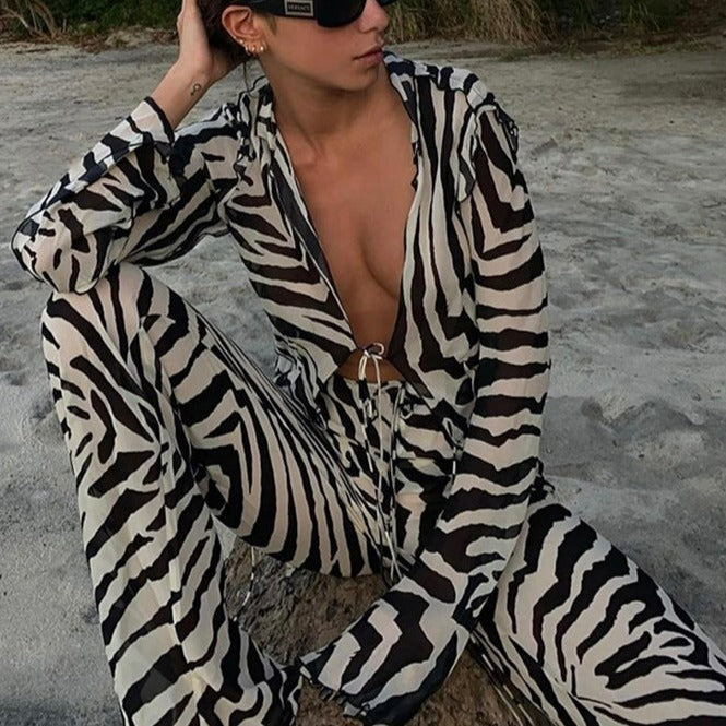ZEBRA Pants & Shirt Set