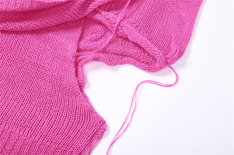 Fi Hooded Knit Top