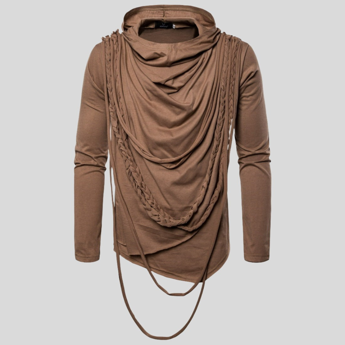 NOMADIC Hooded Pleated Shirt