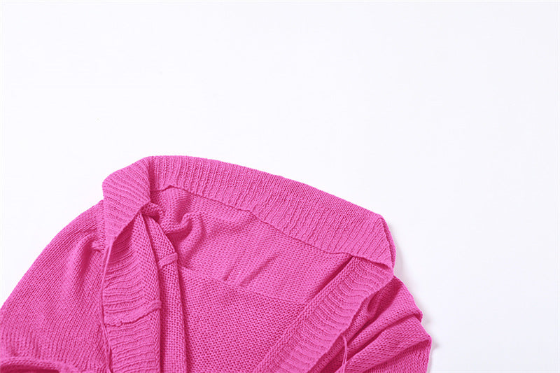 Fi Hooded Knit Top