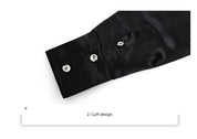 Elegant Cotton Shirt with Buckle