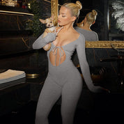 Jenny Long-Sleeve Jumpsuit