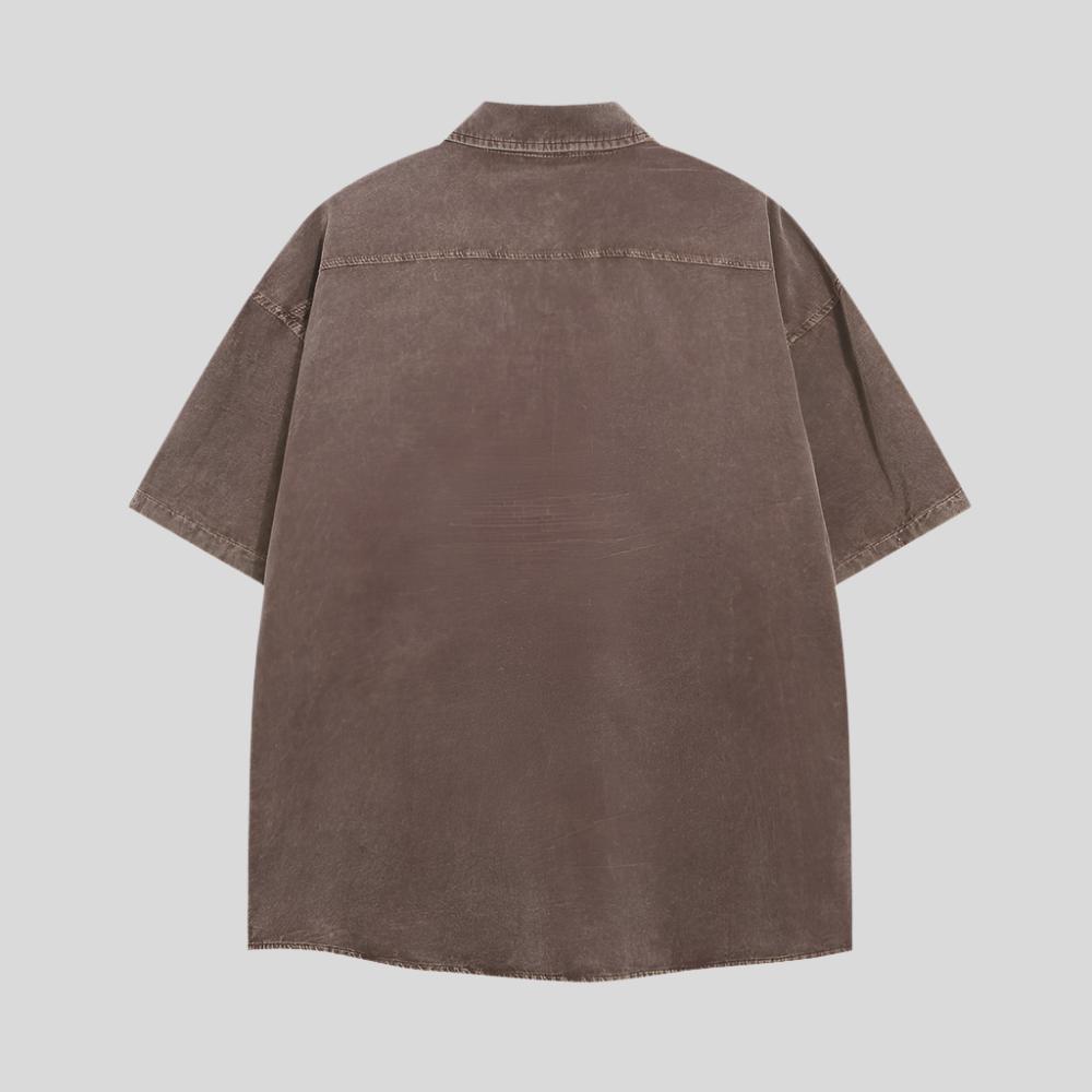 FIM Cropped Button Shirt
