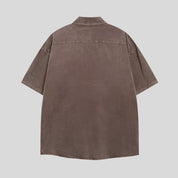FIM Cropped Button Shirt