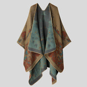 Textured Warm Poncho