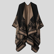 Textured Warm Poncho