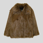 Dvivo Brown Fur Coat