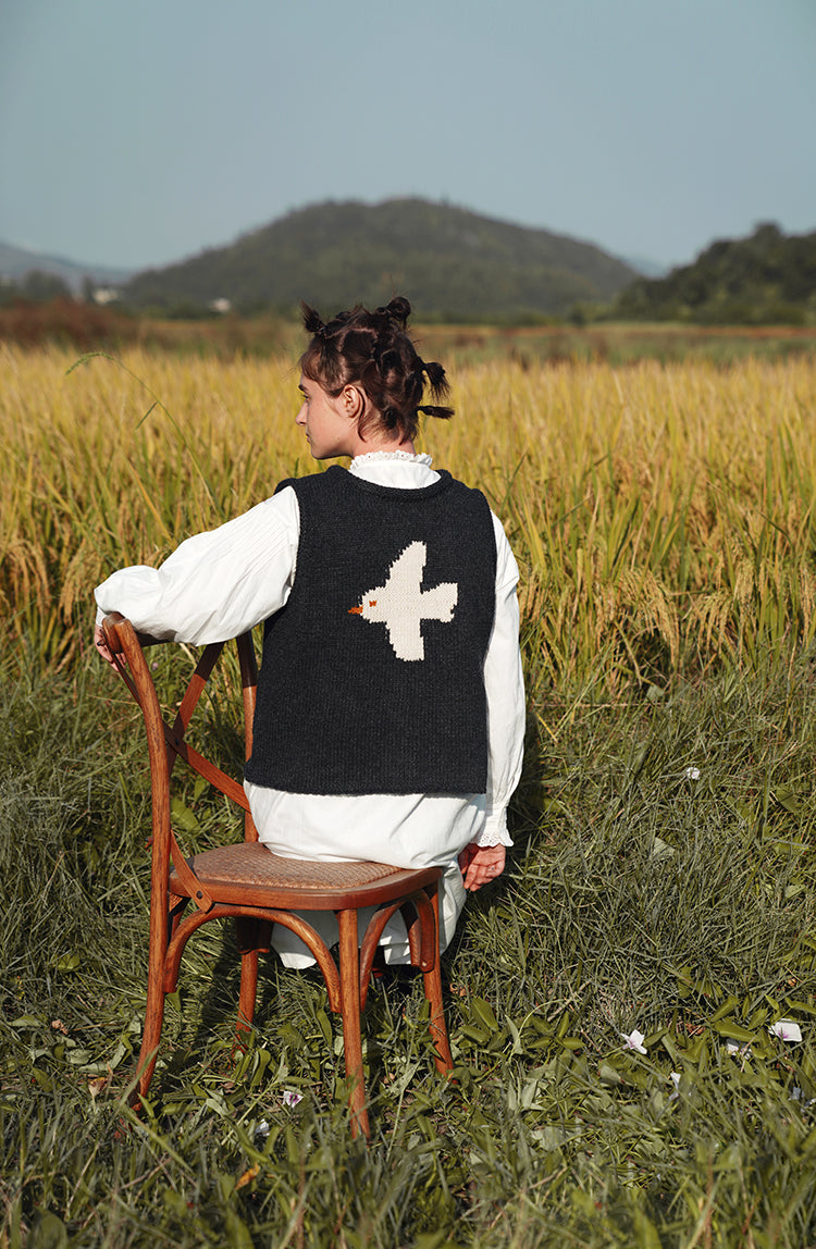FLY Bird-Back Button Vest