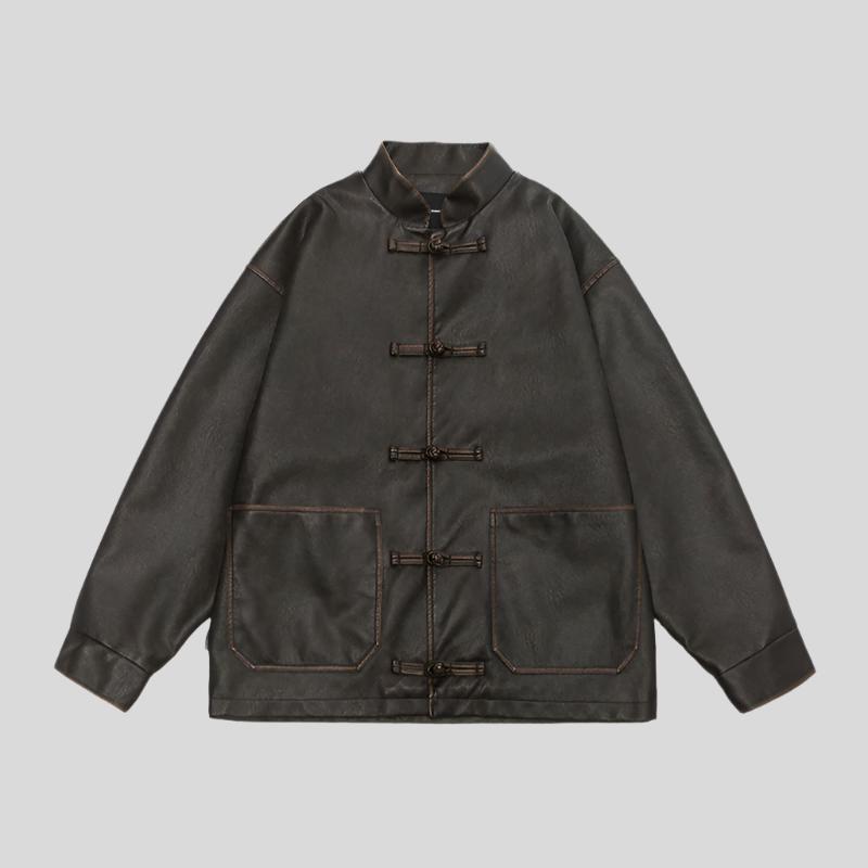 ג'קט עור וינטג' דגם JEO