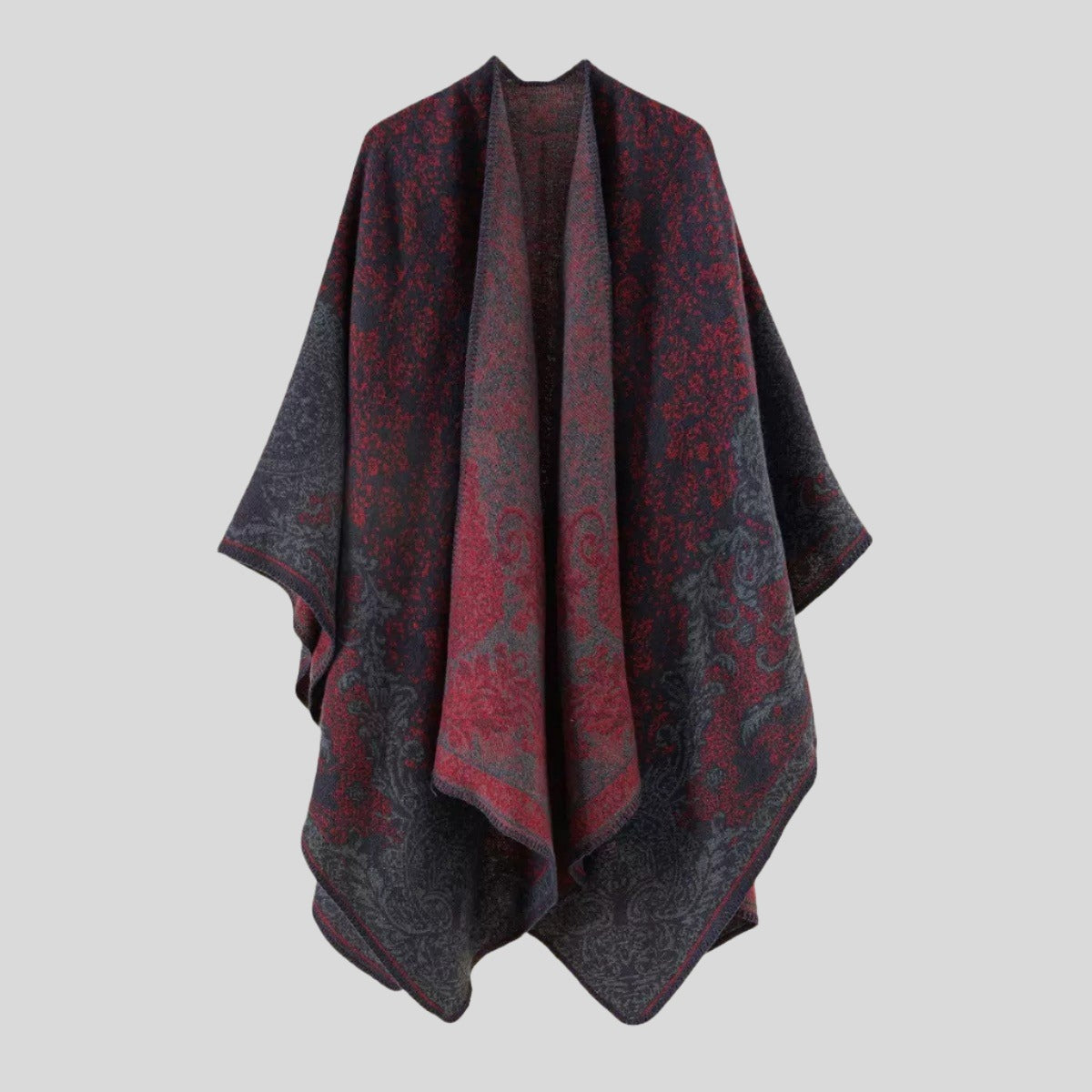 Textured Warm Poncho