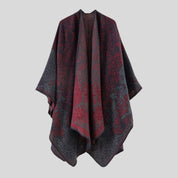 Textured Warm Poncho