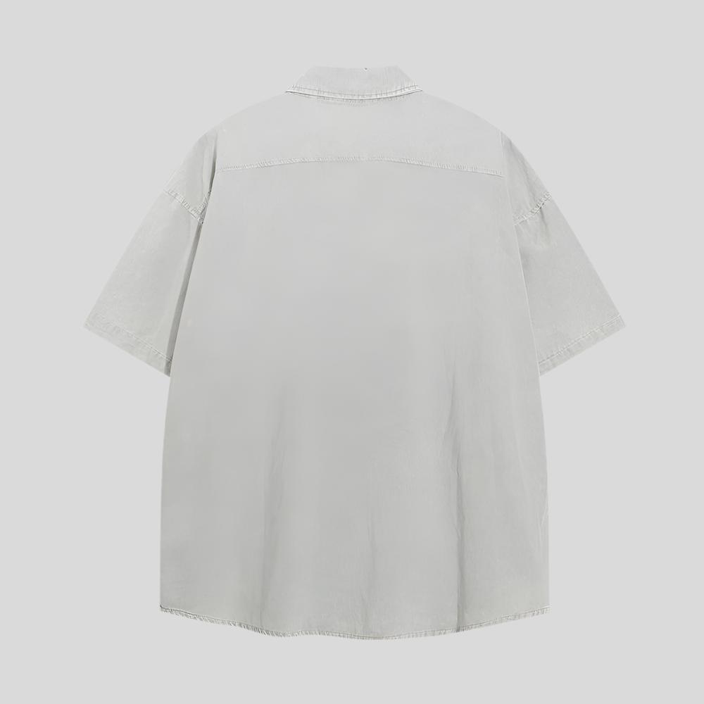FIM Cropped Button Shirt