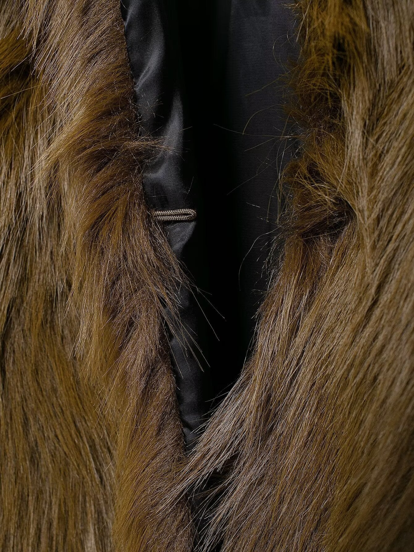Dvivo Brown Fur Coat