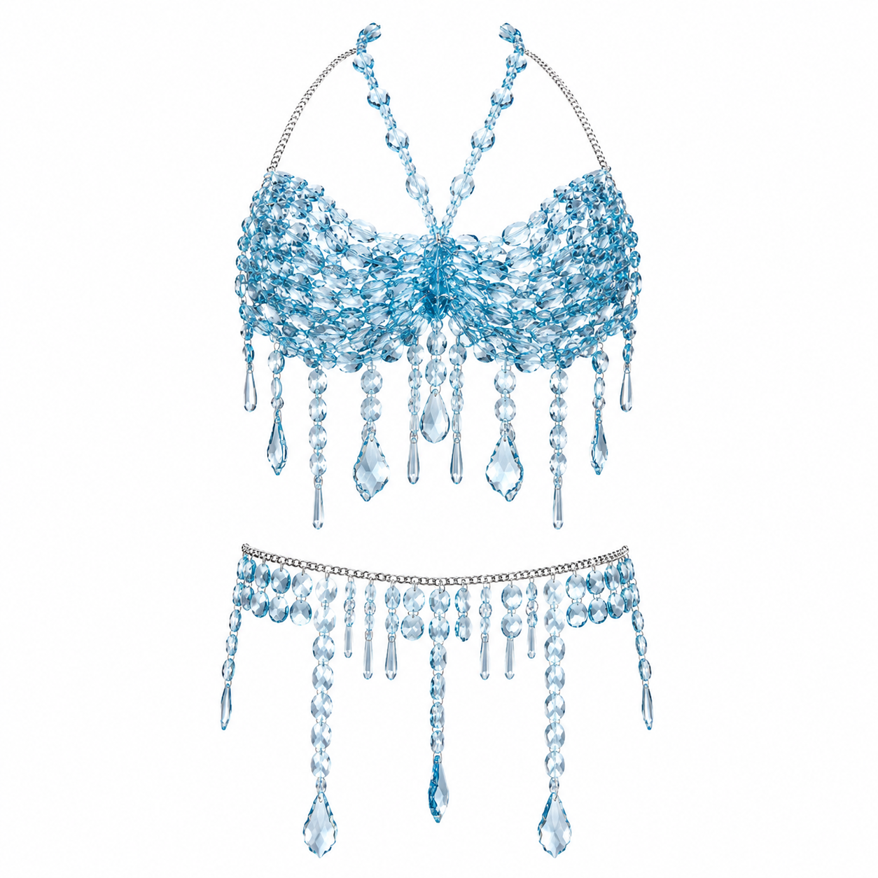 Azure Mermaid Crystal Set