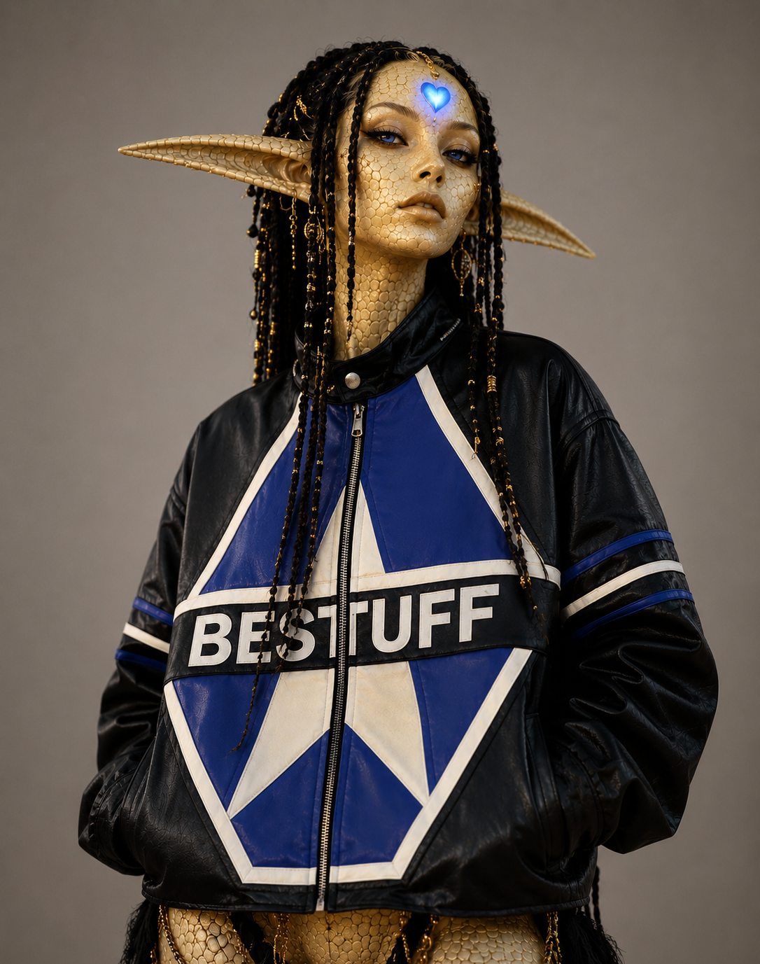 BES American Retro Leather Jacket
