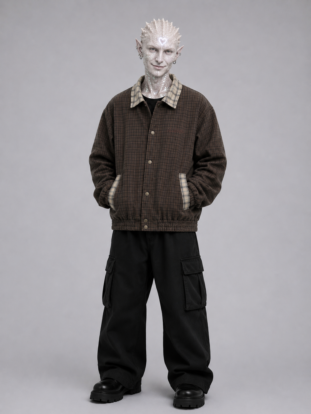 YAN Vintage Plaid Jacket