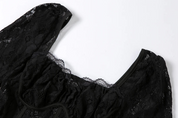 DIM Lace Ruffle Dress