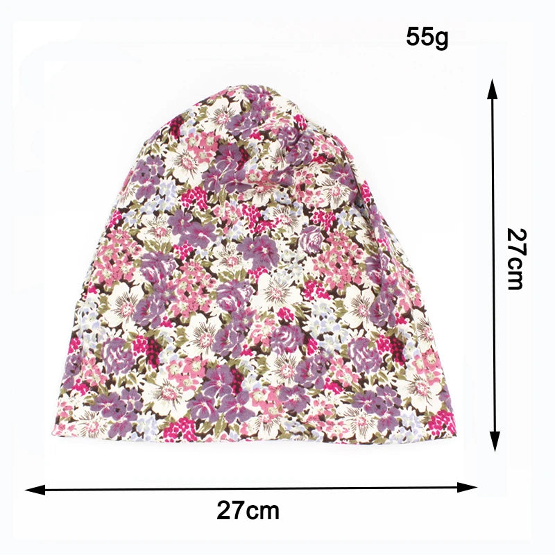 The Luma Hat – Floral Multiwear Beanie