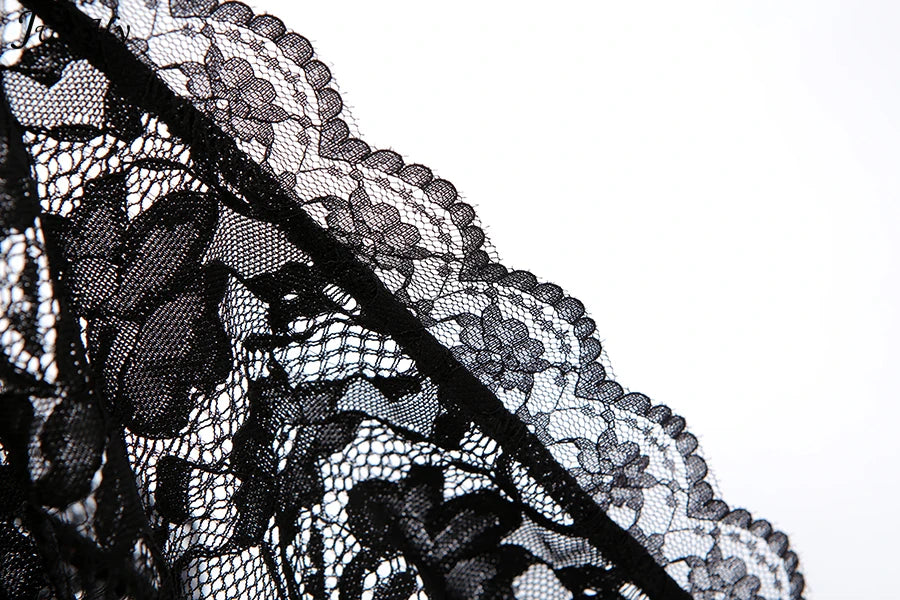 DIM Lace Ruffle Dress