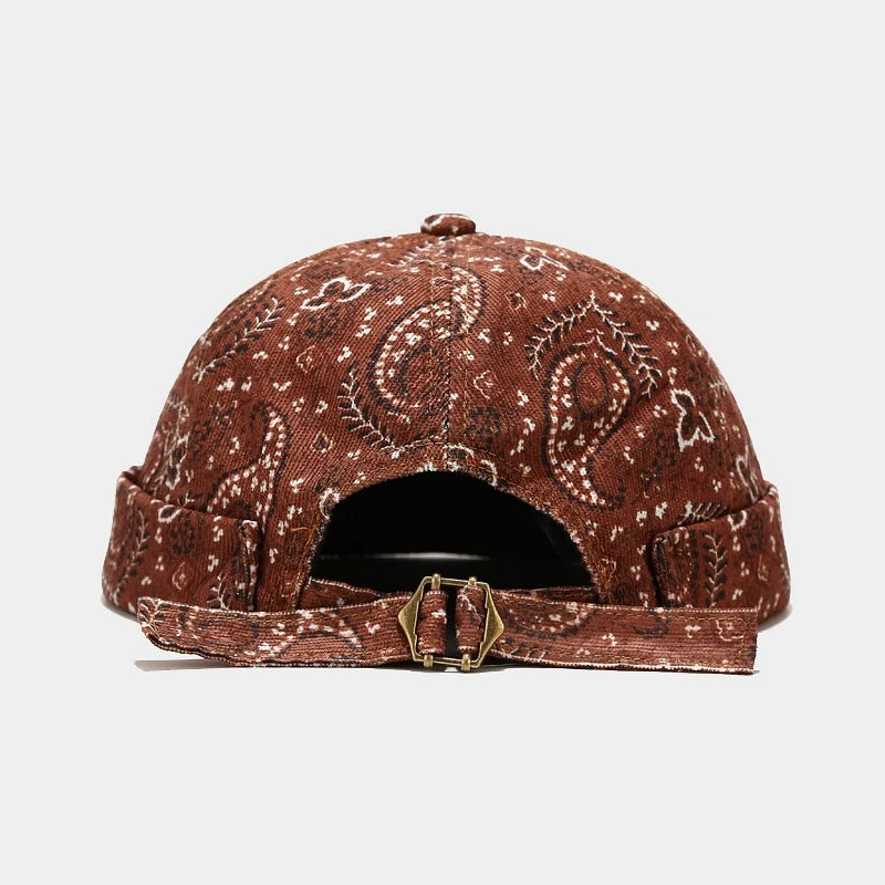Paisley Print Docker Cap