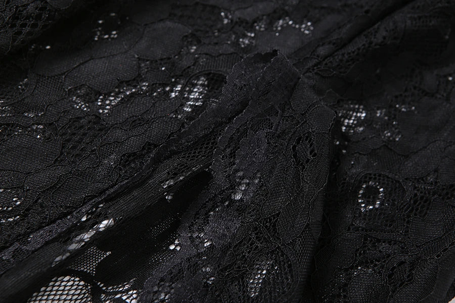 DIM Lace Ruffle Dress