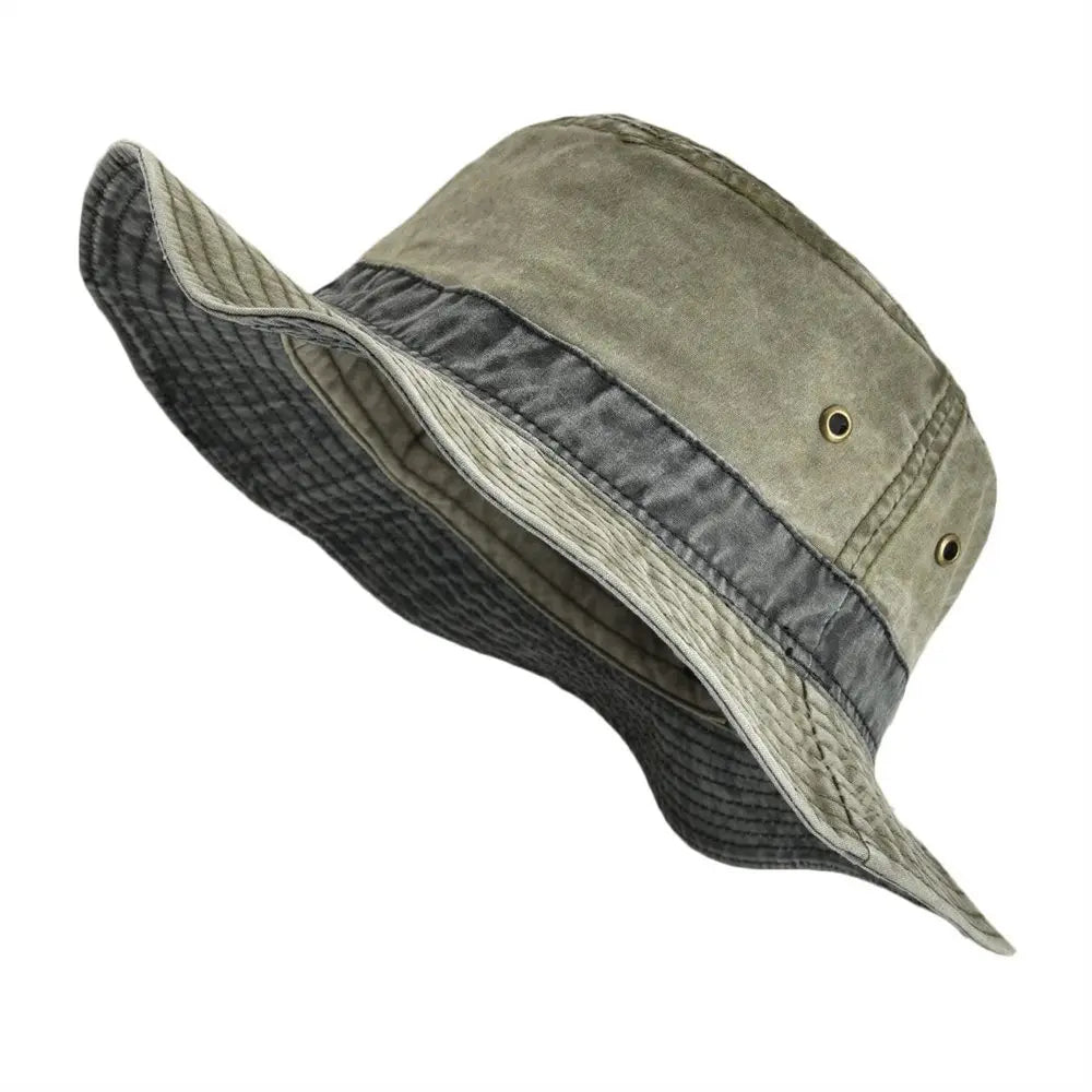 Washed Cotton Bucket Hat