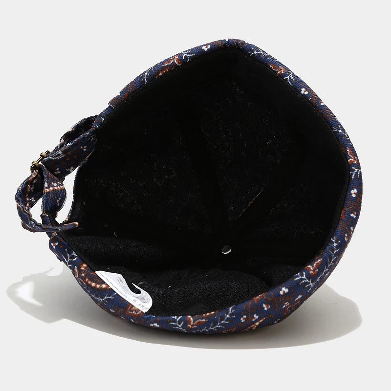 Paisley Print Docker Cap