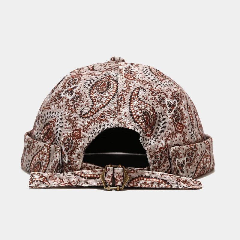 Paisley Print Docker Cap